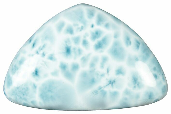 Polished Larimar Cabochon - Dominican Republic #315211